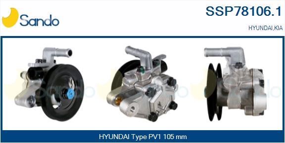 Sando SSP78106.1 Hydraulic Pump, steering system SSP781061