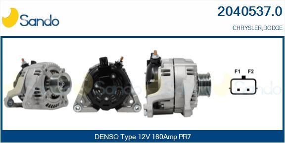 Sando 2040537.0 Alternator 20405370