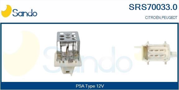 Sando SRS70033.0 Resistor, interior blower SRS700330