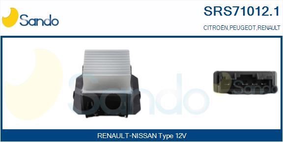 Sando SRS71012.1 Resistor, interior blower SRS710121