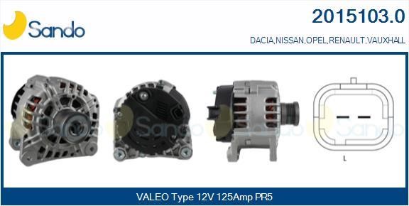 Sando 2015103.0 Alternator 20151030