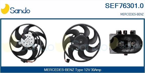 Sando SEF76301.0 Hub, engine cooling fan wheel SEF763010