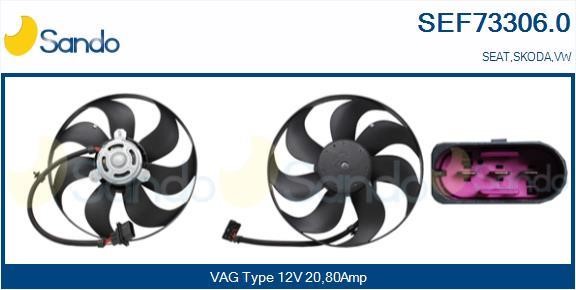 Sando SEF73306.0 Hub, engine cooling fan wheel SEF733060