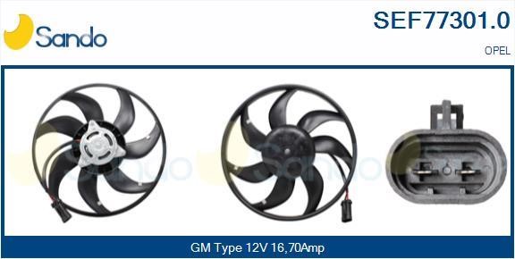 Sando SEF77301.0 Hub, engine cooling fan wheel SEF773010