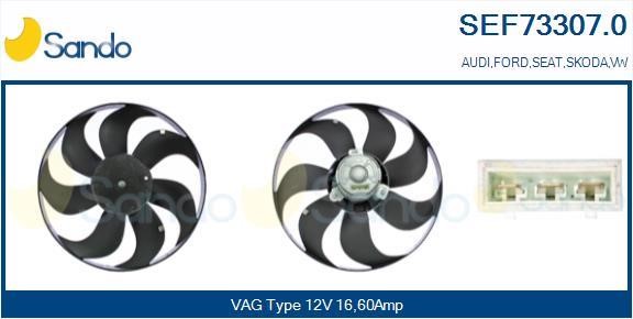 Sando SEF73307.0 Hub, engine cooling fan wheel SEF733070