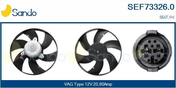 Sando SEF73326.0 Hub, engine cooling fan wheel SEF733260