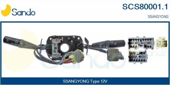Sando SCS80001.1 Steering Column Switch SCS800011