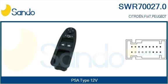 Sando SWR70027.0 Power window button SWR700270