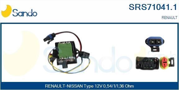 Sando SRS71041.1 Resistor, interior blower SRS710411