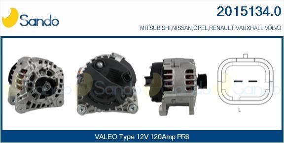 Sando 2015134.0 Alternator 20151340