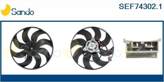 Sando SEF74302.1 Hub, engine cooling fan wheel SEF743021