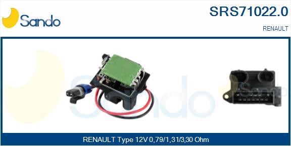 Sando SRS71022.0 Resistor, interior blower SRS710220