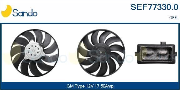 Sando SEF77330.0 Hub, engine cooling fan wheel SEF773300