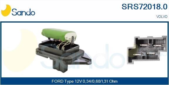 Sando SRS72018.0 Resistor, interior blower SRS720180