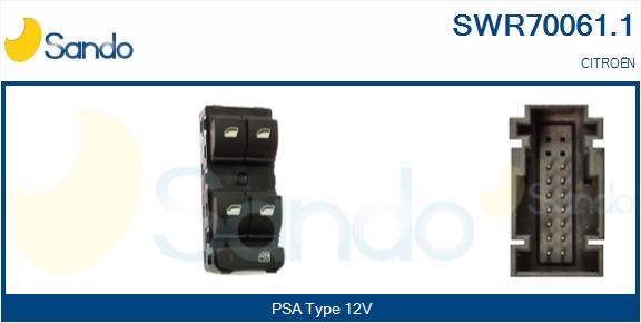 Sando SWR70061.1 Power window button SWR700611