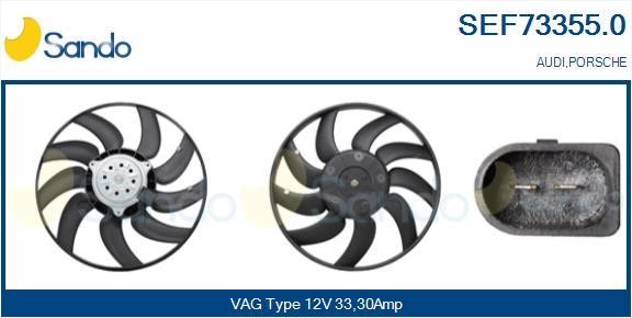 Sando SEF73355.0 Hub, engine cooling fan wheel SEF733550