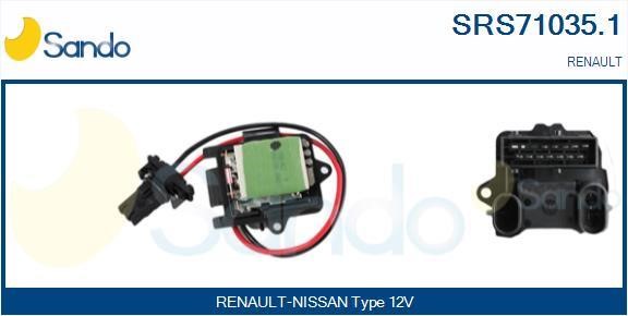 Sando SRS71035.1 Resistor, interior blower SRS710351