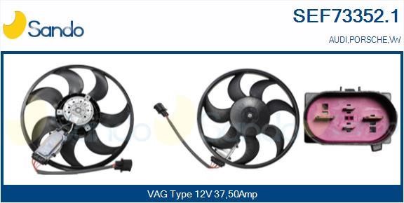 Sando SEF73352.1 Hub, engine cooling fan wheel SEF733521