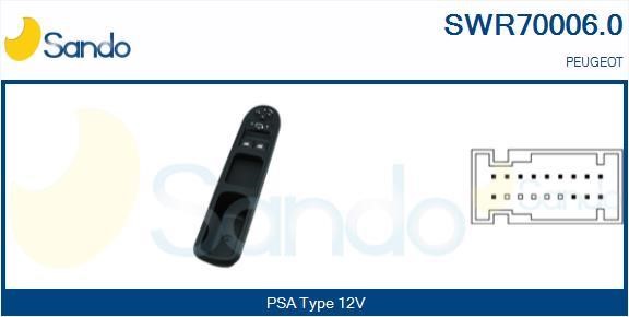 Sando SWR70006.0 Power window button SWR700060
