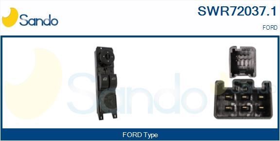 Sando SWR72037.1 Power window button SWR720371