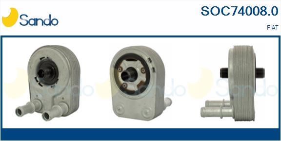 Sando SOC74008.0 Oil Cooler, engine oil SOC740080
