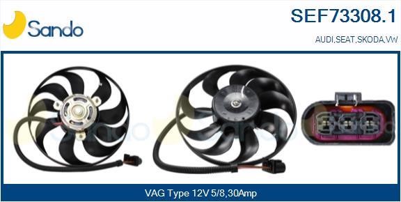 Sando SEF73308.1 Hub, engine cooling fan wheel SEF733081