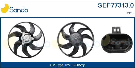 Sando SEF77313.0 Hub, engine cooling fan wheel SEF773130