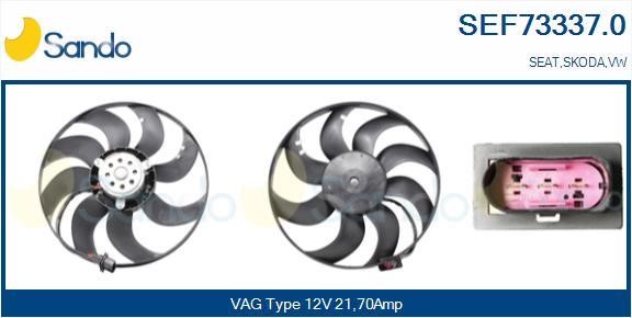 Sando SEF73337.0 Hub, engine cooling fan wheel SEF733370