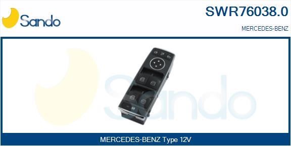 Sando SWR76038.0 Power window button SWR760380