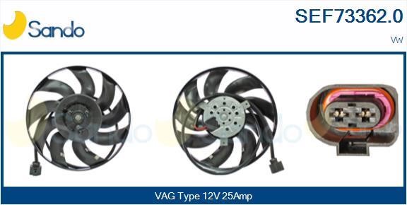 Sando SEF73362.0 Hub, engine cooling fan wheel SEF733620
