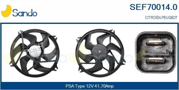 Sando SEF70014.0 Electric Motor, radiator fan SEF700140