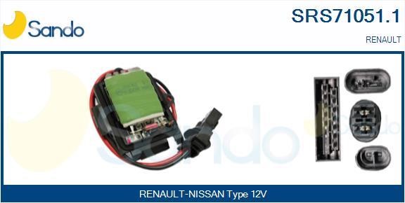 Sando SRS71051.1 Resistor, interior blower SRS710511
