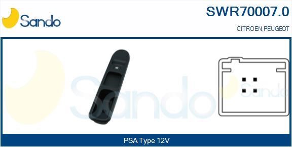 Sando SWR70007.0 Power window button SWR700070
