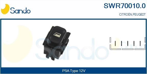 Sando SWR70010.0 Power window button SWR700100