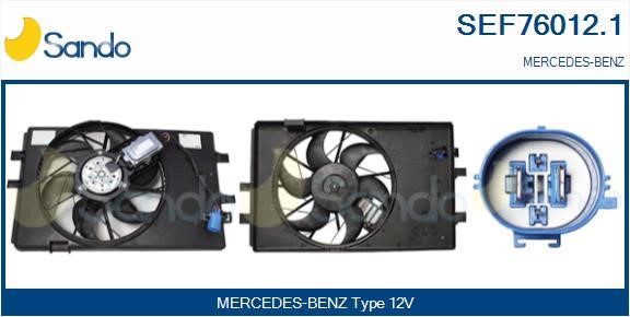 Sando SEF76012.1 Electric Motor, radiator fan SEF760121
