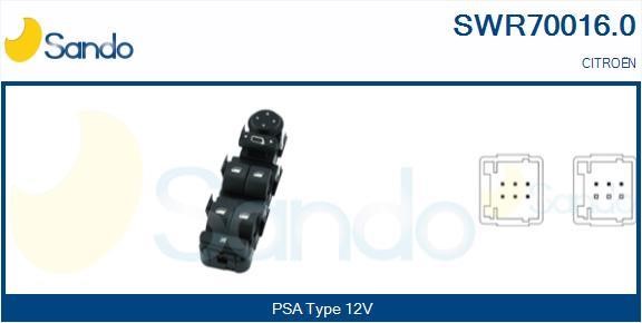 Sando SWR70016.0 Power window button SWR700160