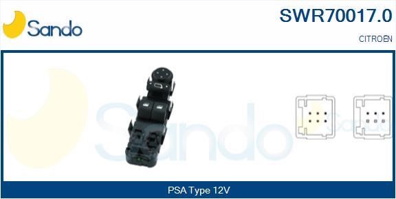 Sando SWR70017.0 Power window button SWR700170