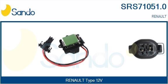 Sando SRS71051.0 Resistor, interior blower SRS710510