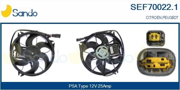 Sando SEF70022.1 Electric Motor, radiator fan SEF700221