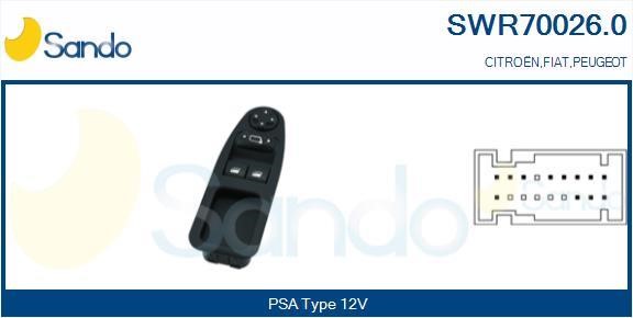 Sando SWR70026.0 Power window button SWR700260