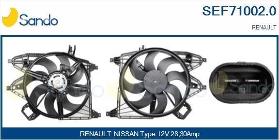 Sando SEF71002.0 Electric Motor, radiator fan SEF710020