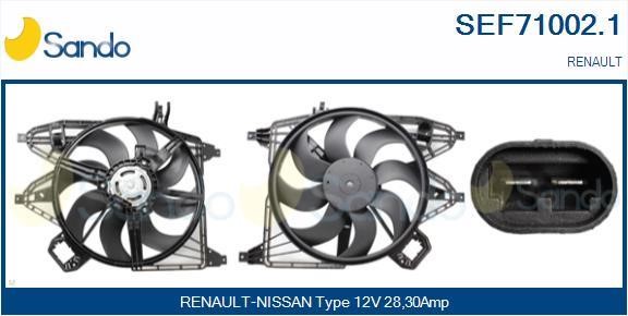 Sando SEF71002.1 Electric Motor, radiator fan SEF710021