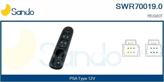 Sando SWR70019.0 Power window button SWR700190