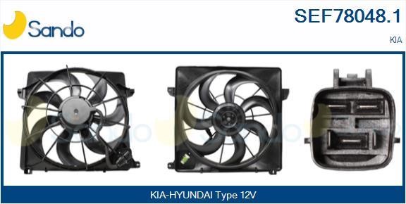 Sando SEF78048.1 Electric Motor, radiator fan SEF780481