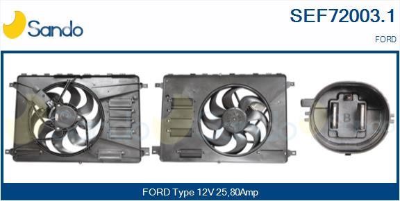 Sando SEF72003.1 Electric Motor, radiator fan SEF720031