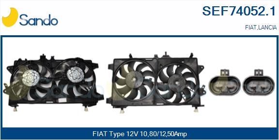 Sando SEF74052.1 Electric Motor, radiator fan SEF740521