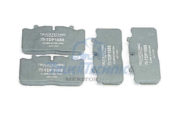 Trucktechnic TDP1088 Brake Pad Set, disc brake TDP1088