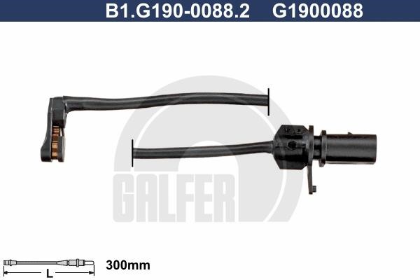 Galfer B1G19000882 Warning contact, brake pad wear B1G19000882