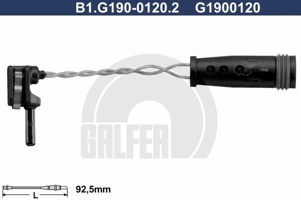 Galfer B1G19001202 Warning contact, brake pad wear B1G19001202