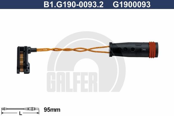 Galfer B1G19000932 Warning contact, brake pad wear B1G19000932